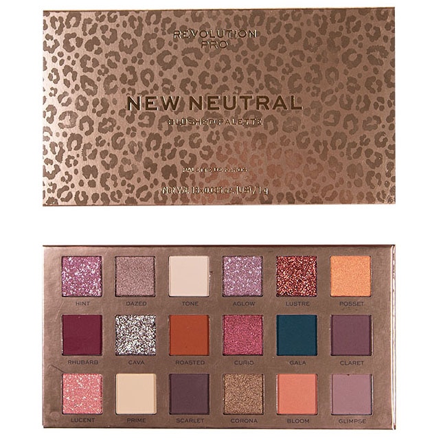 Paleta fard Makeup Revolution, New Neutrals Blushed , 18 gr