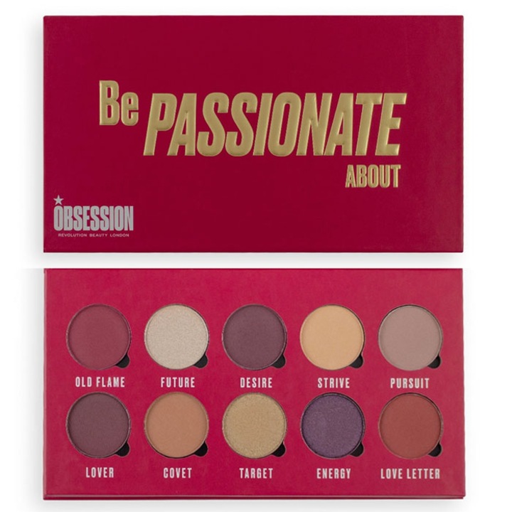 Paleta fard Makeup Revolution, Obsession Be Passionate About, 13 gr