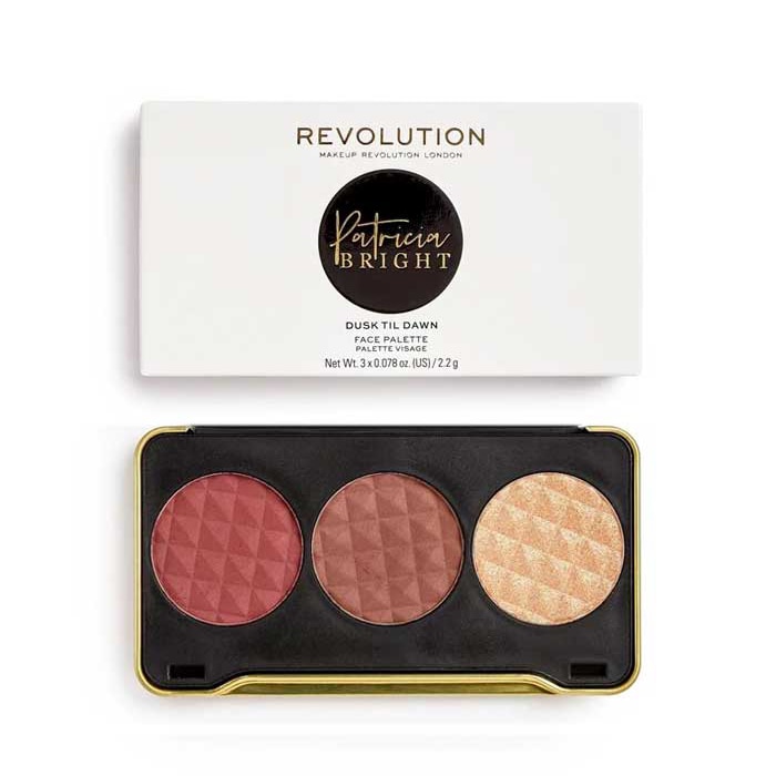 Paleta fard Makeup Revolution, Patricia Bright Dusk Till Dawn, 6.6 gr