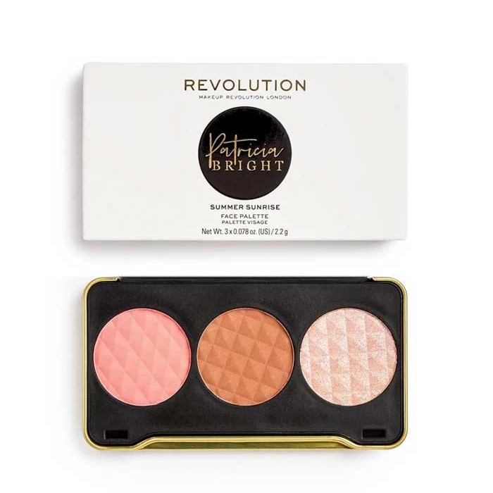 Paleta fard Makeup Revolution, Patricia Bright Summer Sunrise, 6.6 gr