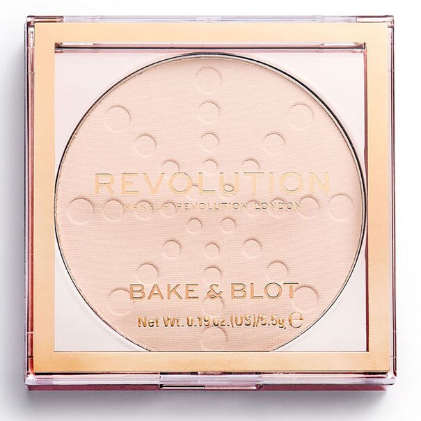 Pudra compacta Makeup Revolution, Bake And Blot Lace, 5.5 gr