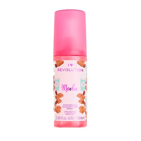Spray fixator de machiaj Makeup Revolution, I heart Mocha, 100 ml