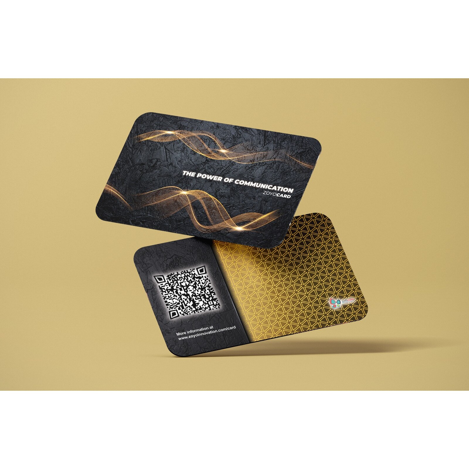 Дигиталната визитна картичка ZoYo Card Gold, 120 x 75 x 5 мм eMAG.bg