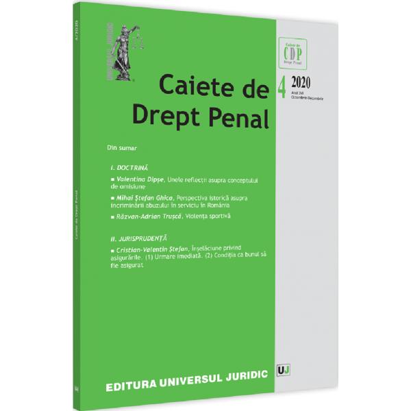 Caiete de drept penal Nr.4/2020