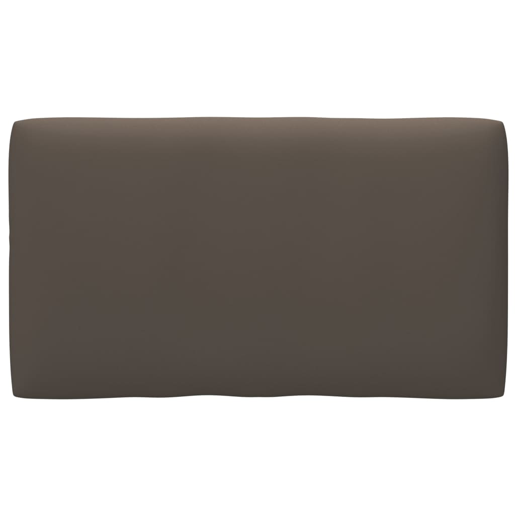 Perna decorativa de spate pentru canapea din paleti, vidaXL, Tesatura, 70 x 40 x 12 cm, Capucino