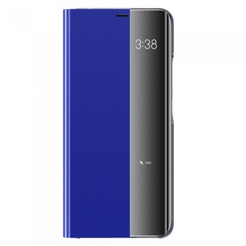 Husa de protectie flip cover Sleep Case pentru Huawei P30 Lite, Albastru Negru, BBL2314 Husa de protectie flip cover Sleep Case pentru Huawei P30 Lite, Albastru Negru, BBL2314