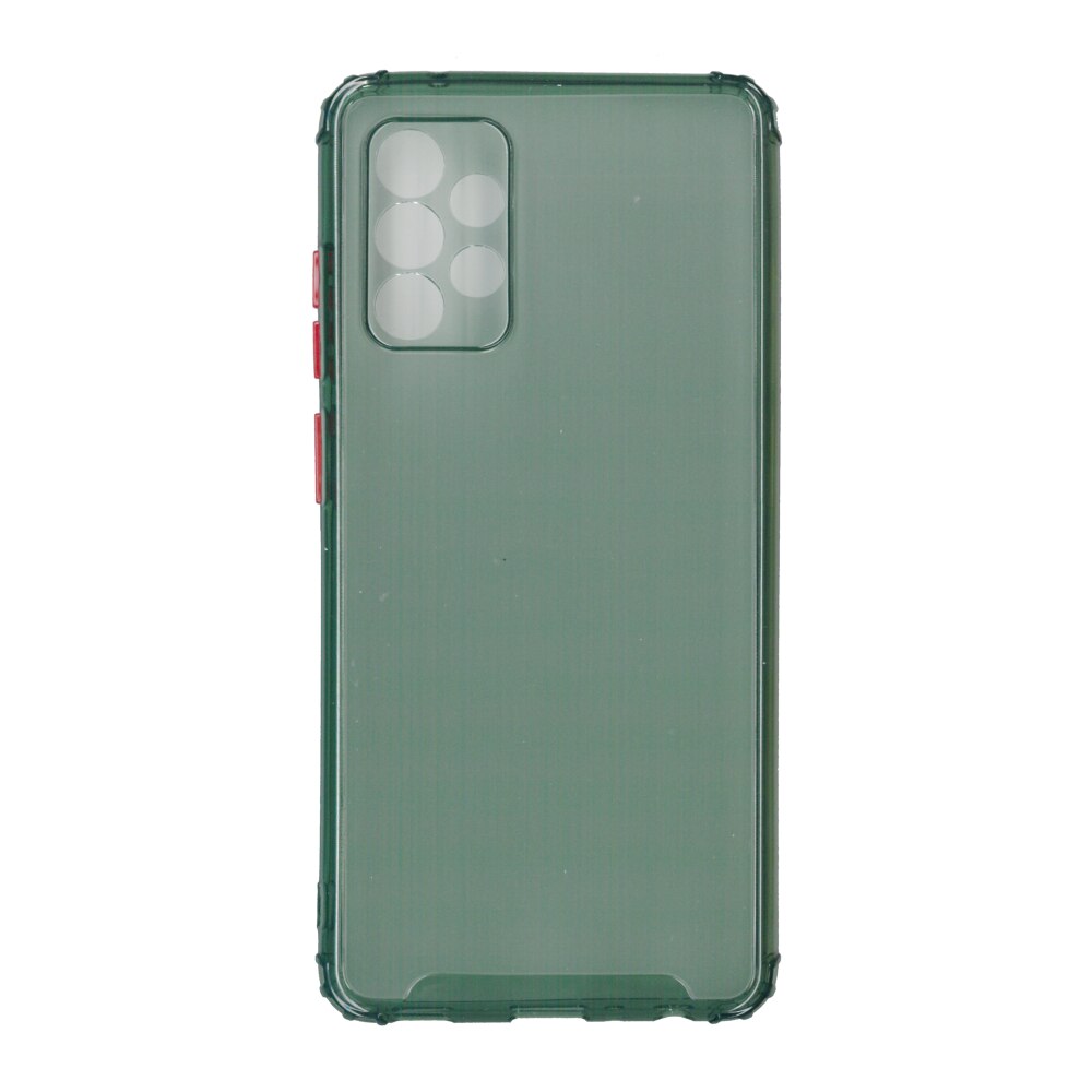 Husa din silicon anti crack, pentru Samsung Galaxy A72, verde
