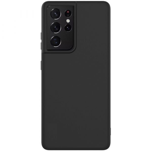 Husa de protectie pentru Samsung Galaxy S21 Ultra 5G, bumper, carcasa, soft TPU, Negru, BBL2329