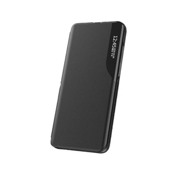 Husa premium tip carte, finisaj piele ecologica, inchidere magnetica compatibila cu Samsung Galaxy A20E, Negru Husa premium tip carte, finisaj piele ecologica, inchidere magnetica compatibila cu Samsung Galaxy A20E, Negru