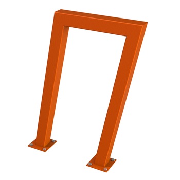 Suport stradal bicicleta cu 1 slot - model 4991-1, Portocaliu, 8x53x42 cm Suport stradal bicicleta cu 1 slot - model 4991-1, Portocaliu, 8x53x42 cm