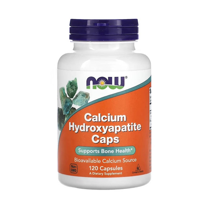 Calcium Hydroxyapatite (Sanatatea Dentara), Now Foods, 120 capsule
