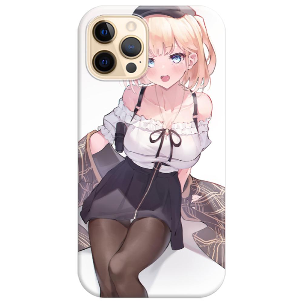 Husa silicon compatibila cu Apple iPhone 12 Pro Max model Amelia Watson, Silicon, TPU Viceversa