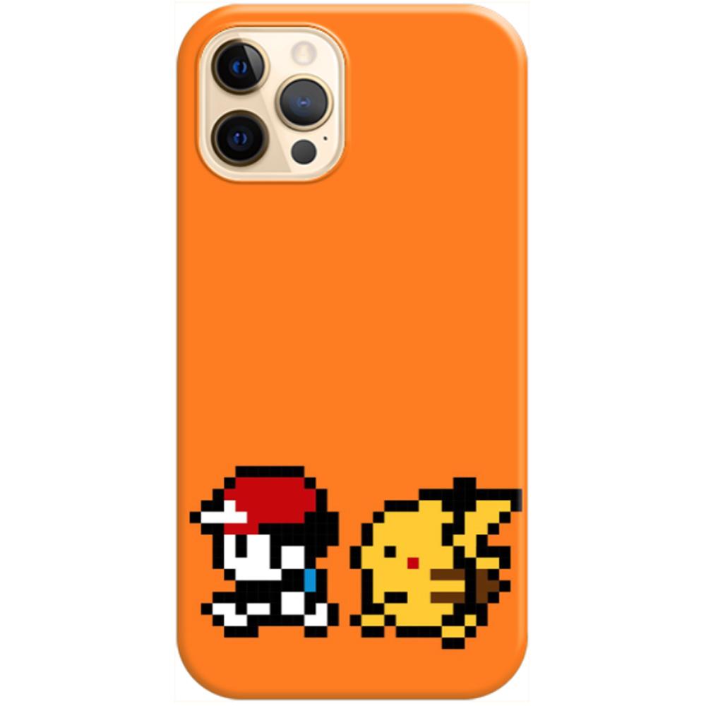 Husa silicon compatibila cu Apple iPhone 12 Mini model Pokemon, Silicon, TPU Viceversa