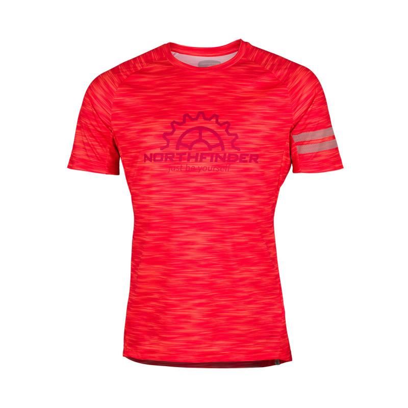 Tricou ciclism barbati NORTHFINDER Derinky TR-3536MB, Rosu, S