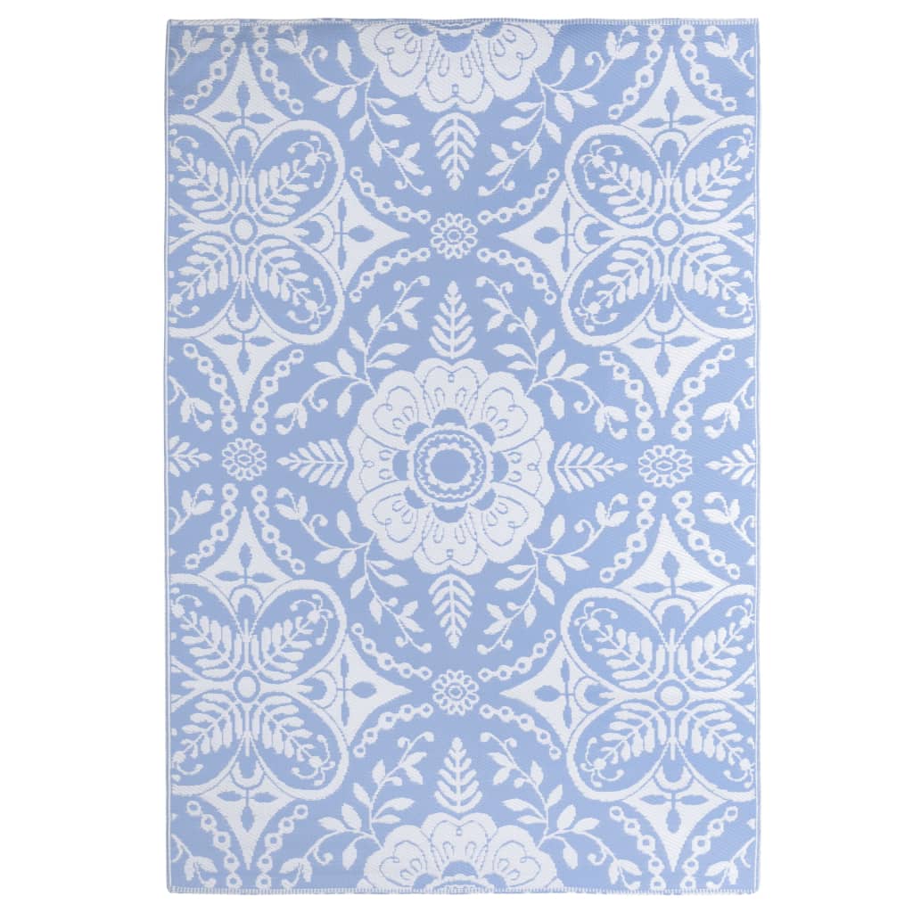 Covor de exterior, bleu, 190x290 cm, PP 310455