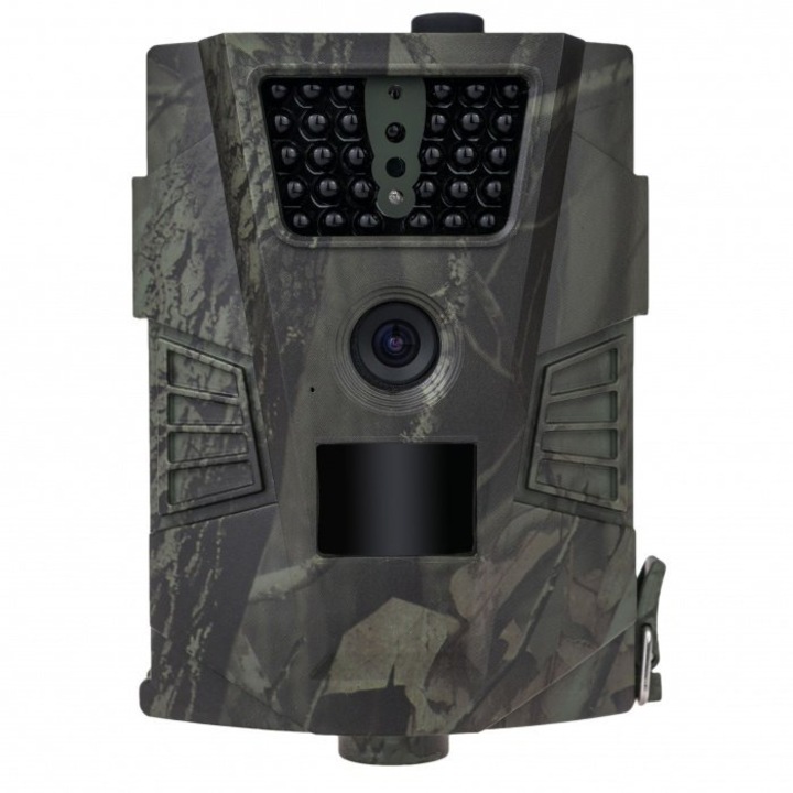 Камера за наблюдение Secutek SST-001, Full HD, 8 MP, 4x AA батерии, зелена