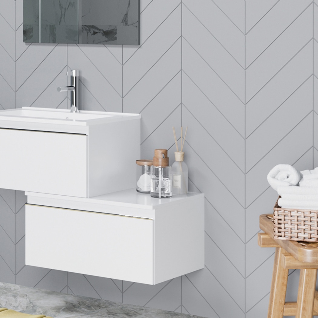 Sertar suspendat Kring Albatros, alb mat,60.2x31.6x46 cm