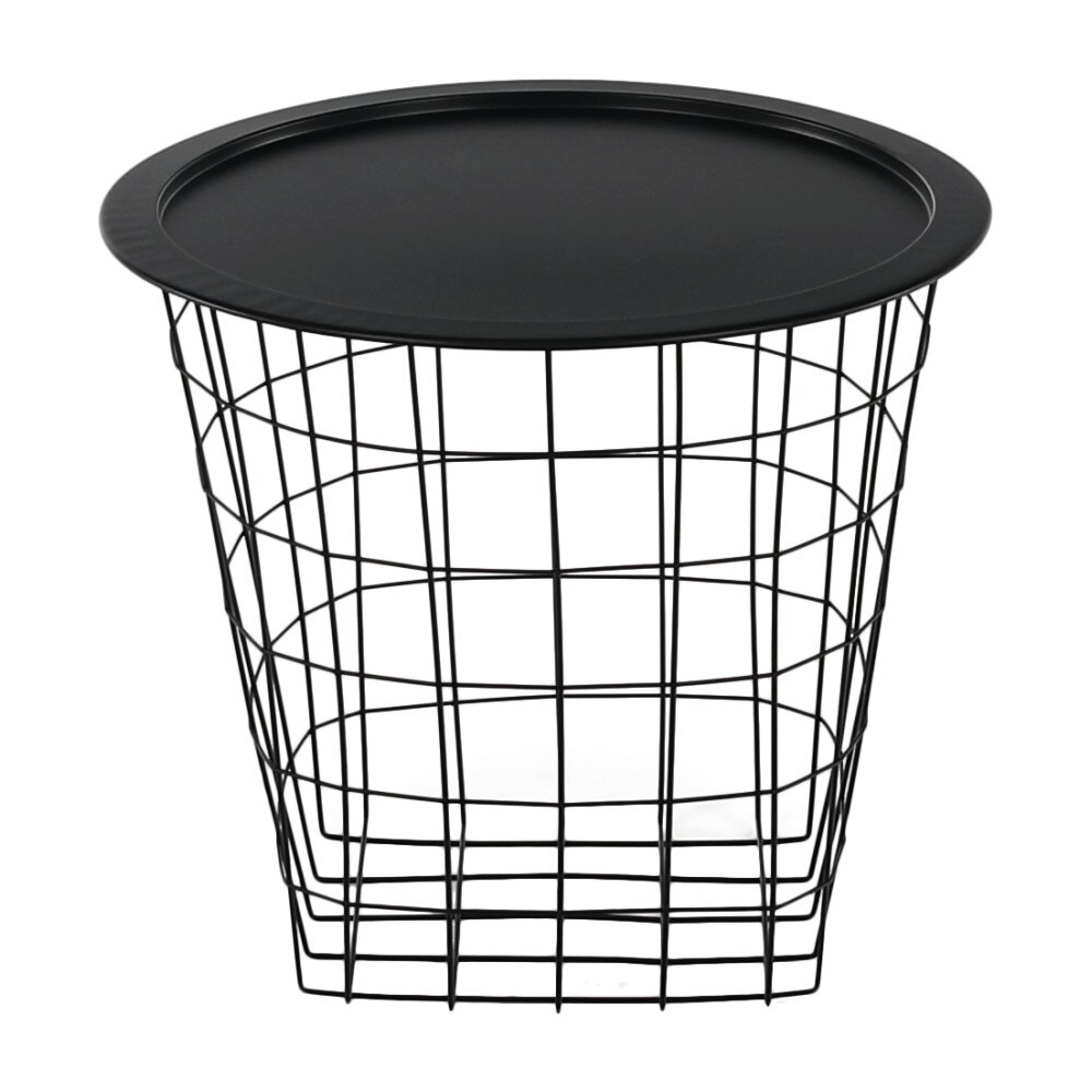 Masuta auxiliara Sani Mokad, 37/34/37 cm, Negru