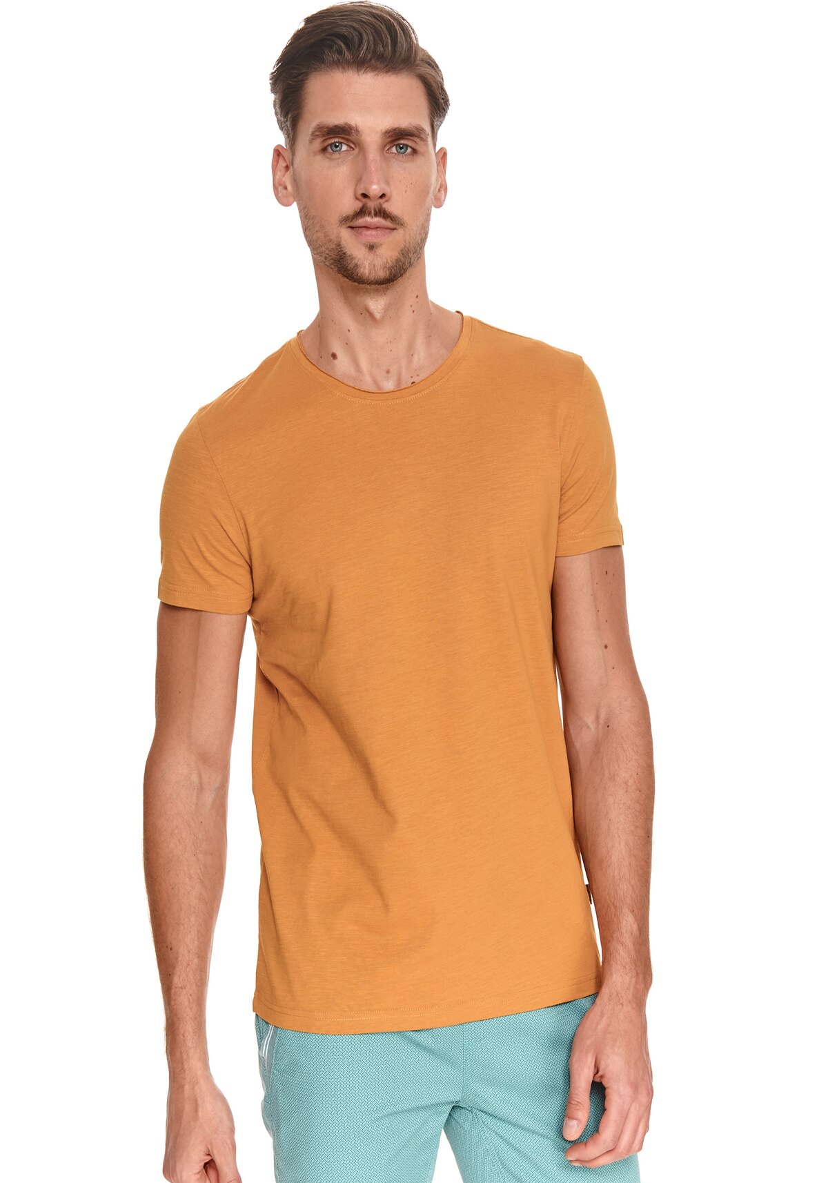 Tricou barbati, TOP SECRET, SPO5100, Bej (Camel)