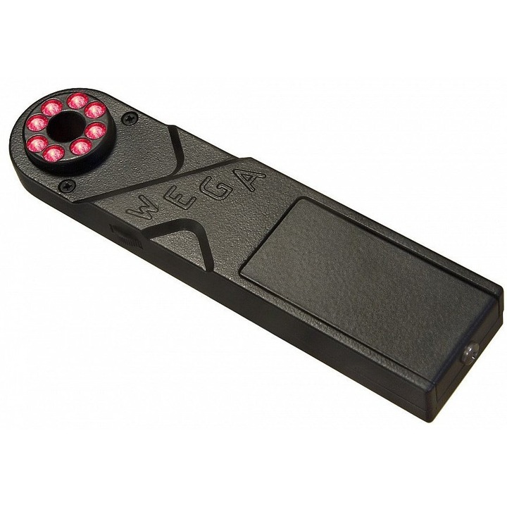 Detector WEGA-i pentru camere ascunse, Raze infrarosii, 10 m