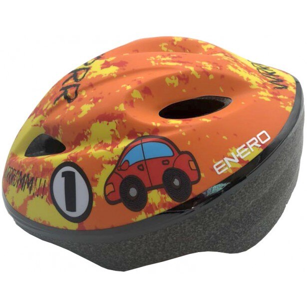 Casca pentru copii Enero Car, marimea M 49-51 cm, portocaliu