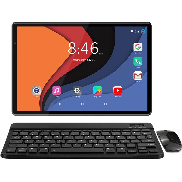 Tableta LNMBBS L20, Octa-core, 1920*1200HD, Android 10, 64GB, 4GB RAM, Negru