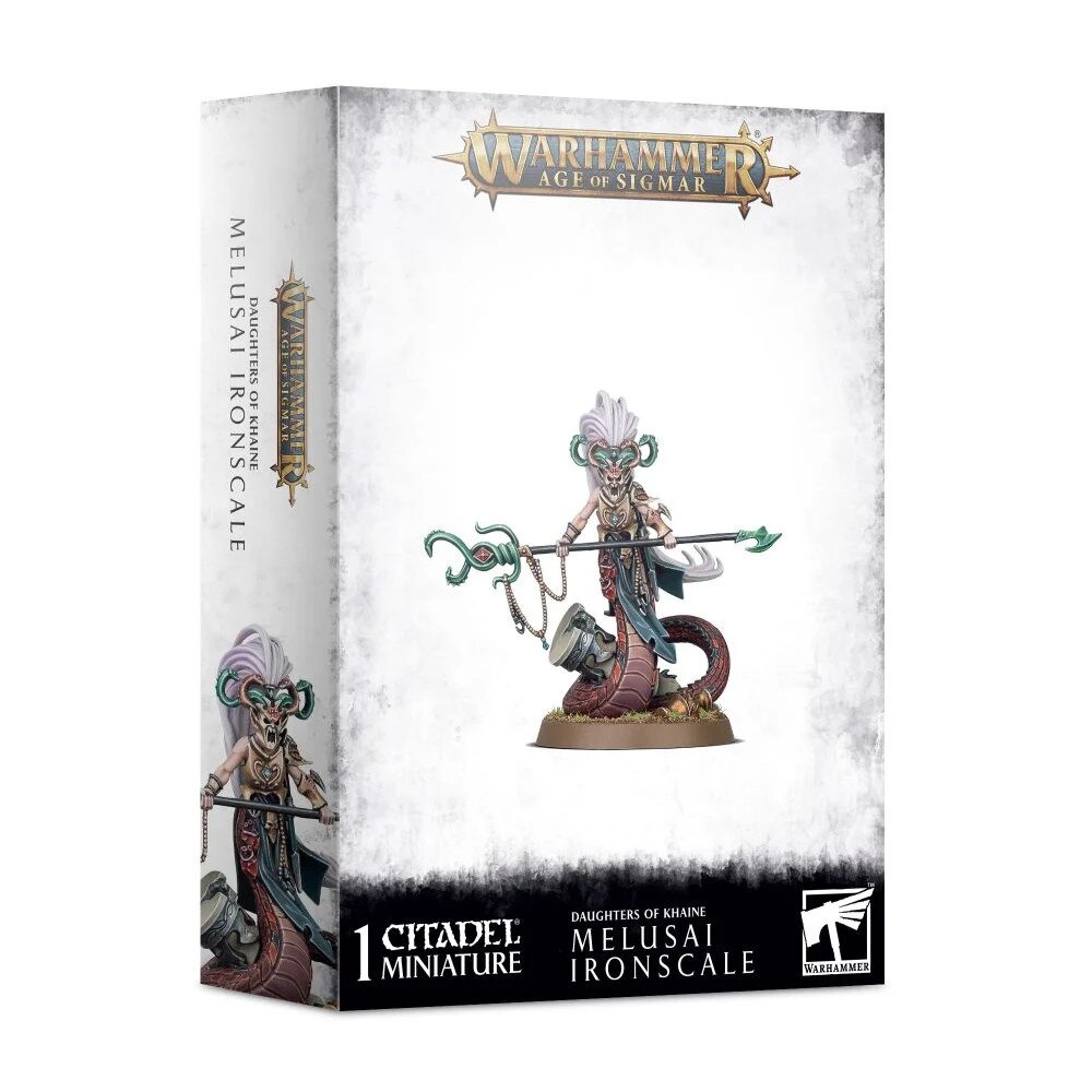 Pachet Miniatura Warhammer Age of Sigmar, Games Workshop, Daughters of Khaine Melusai Ironscale, 1 miniatura