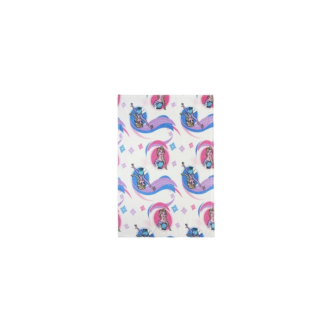 Patura din Material Polar Frozen 73360 120 x 160 cm Alb