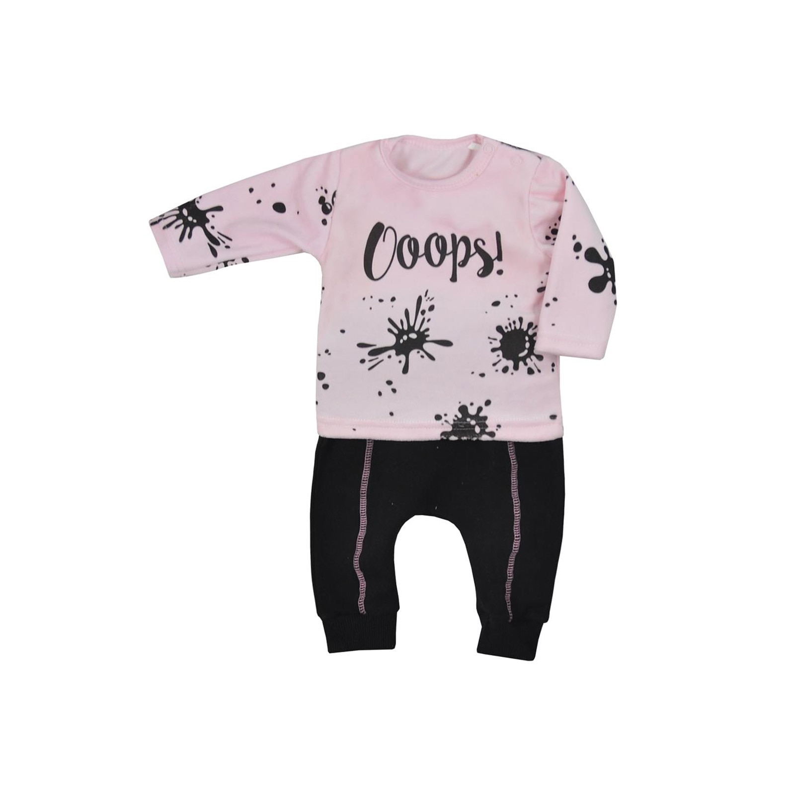 Compleu 2 piese bluza si pantaloni pentru fete Koala Oops 07-797-80-cm, Roz 55644