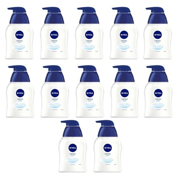 Set 12 Sapun Lichid Creme Soft, 12 x 250 ml, Nivea Set 12 Sapun Lichid Creme Soft, 12 x 250 ml, Nivea