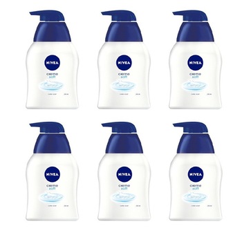 Set 6 Sapun Lichid Creme Soft, 6 x 250 ml, Nivea Set 6 Sapun Lichid Creme Soft, 6 x 250 ml, Nivea