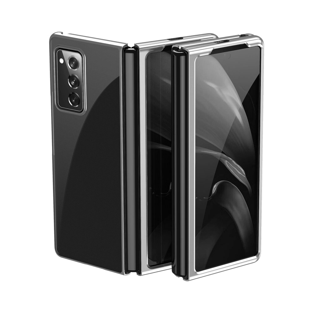 Husa Pentru Samsung Galaxy Z Fold 2 5G Electroplating Frame Black EMAG Ro