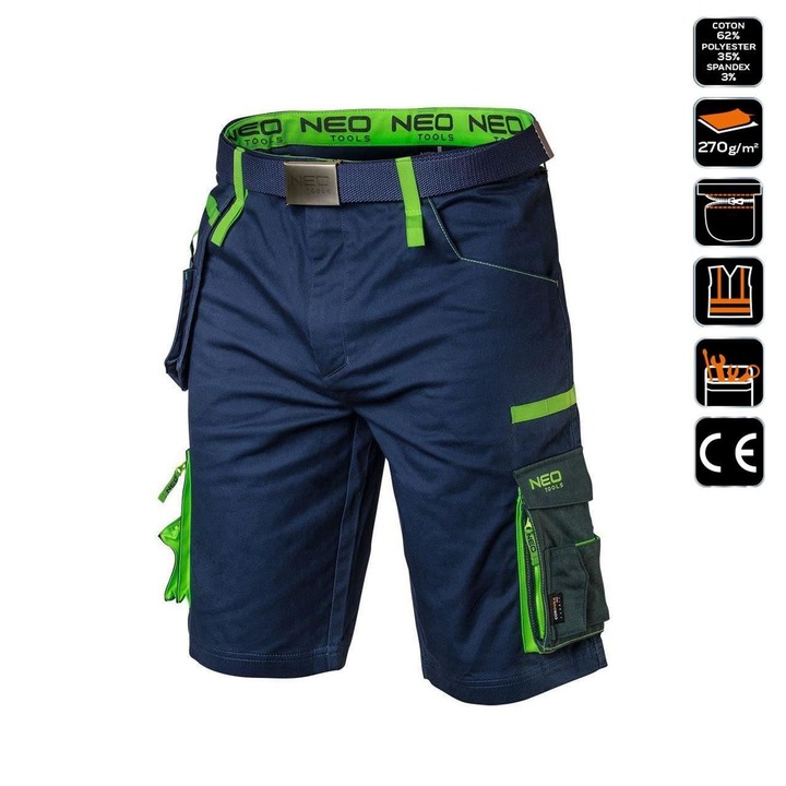 Pantaloni scurti de lucru, model Premium, marimea M/50, NEO