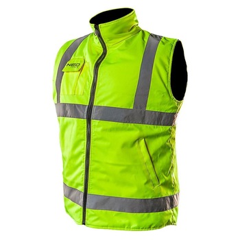 Vesta de lucru cu 2 fete, reflectorizanta, galben, model Visibility, marimea S/48, NEO Vesta de lucru cu 2 fete, reflectorizanta, galben, model Visibility, marimea S/48, NEO