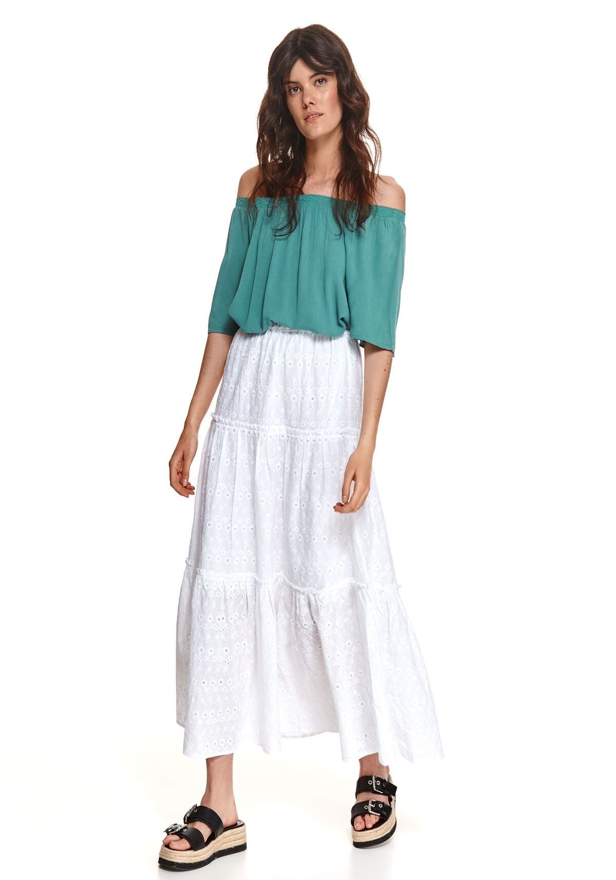 Fusta pentru femei, TOP SECRET, SSD1622, Alb