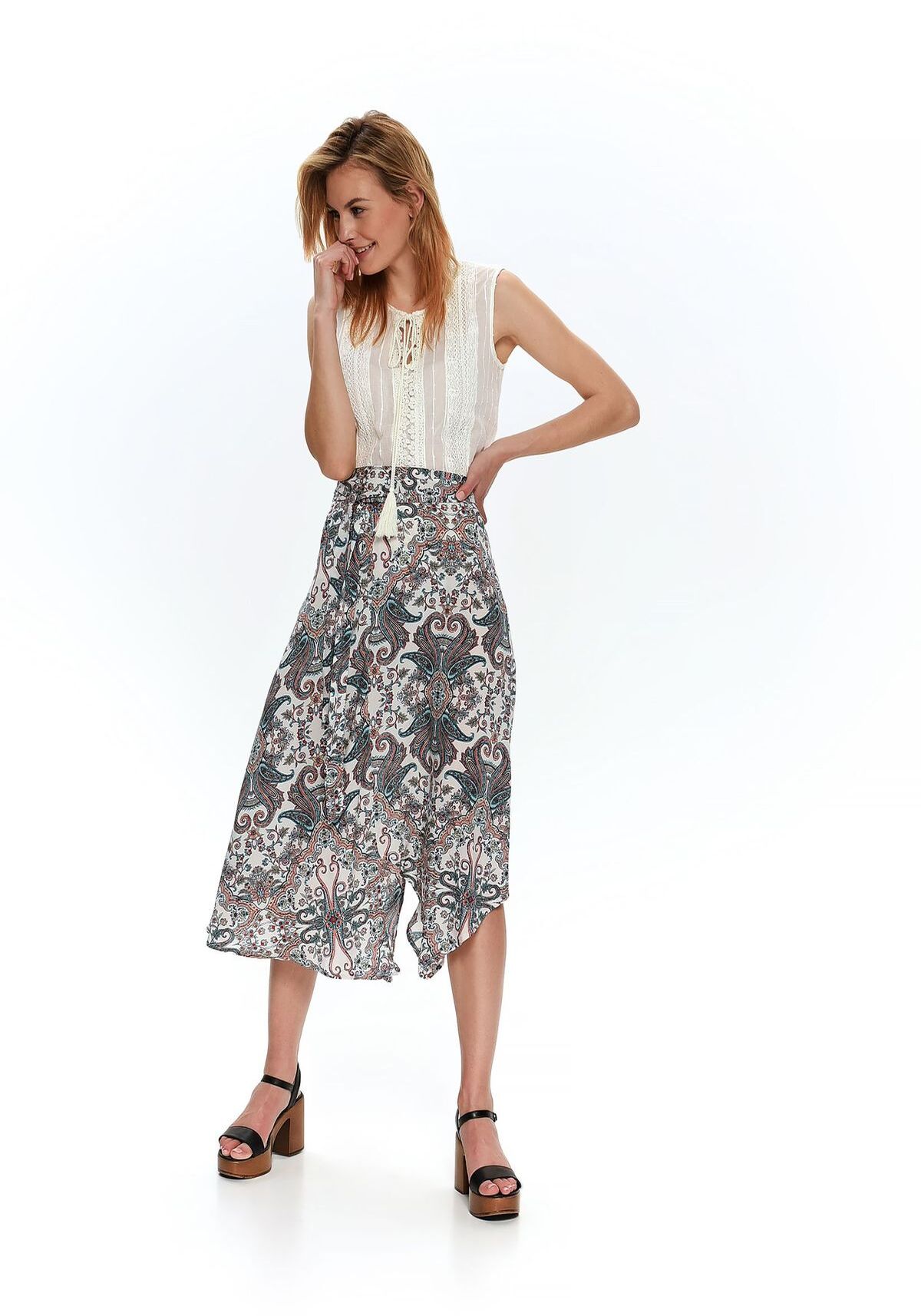 Fusta pentru femei, TOP SECRET, SSD1428, Albastru