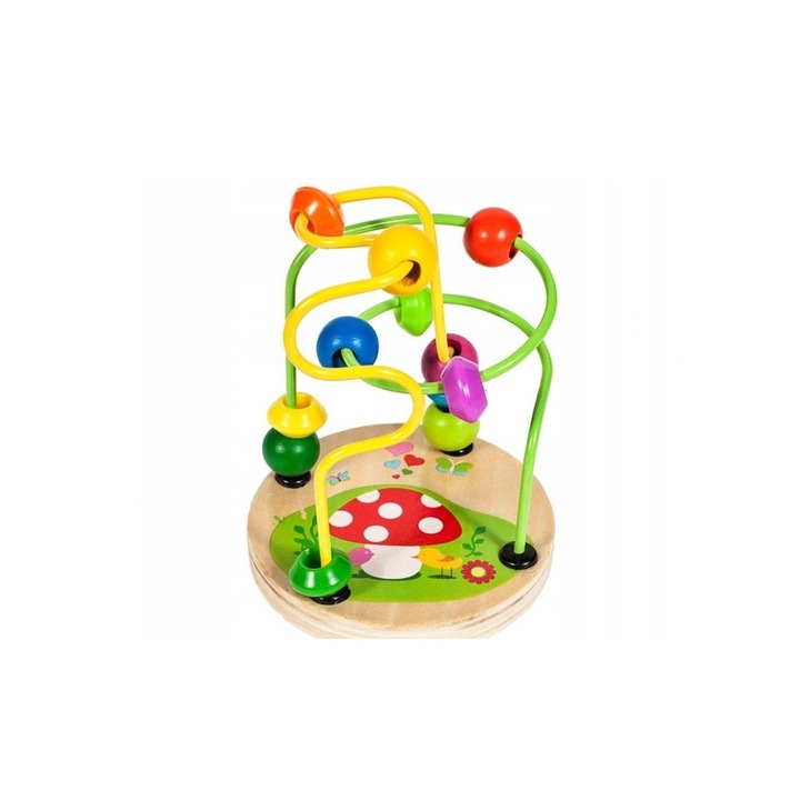 Jucarie educativa din lemn Labyrinth MalPlay, 105881