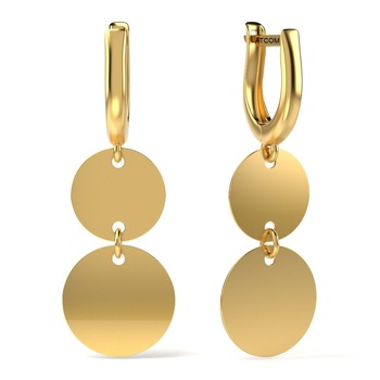 Cercei din aur galben model 31 Cercei din aur galben model 31