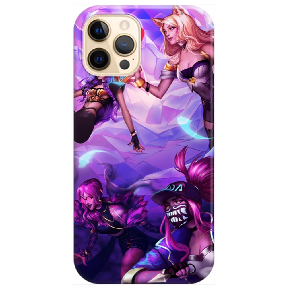 Husa silicon compatibila cu Apple iPhone 12, iPhone 12 Pro model League of Legends KDA, Silicon, TPU Viceversa