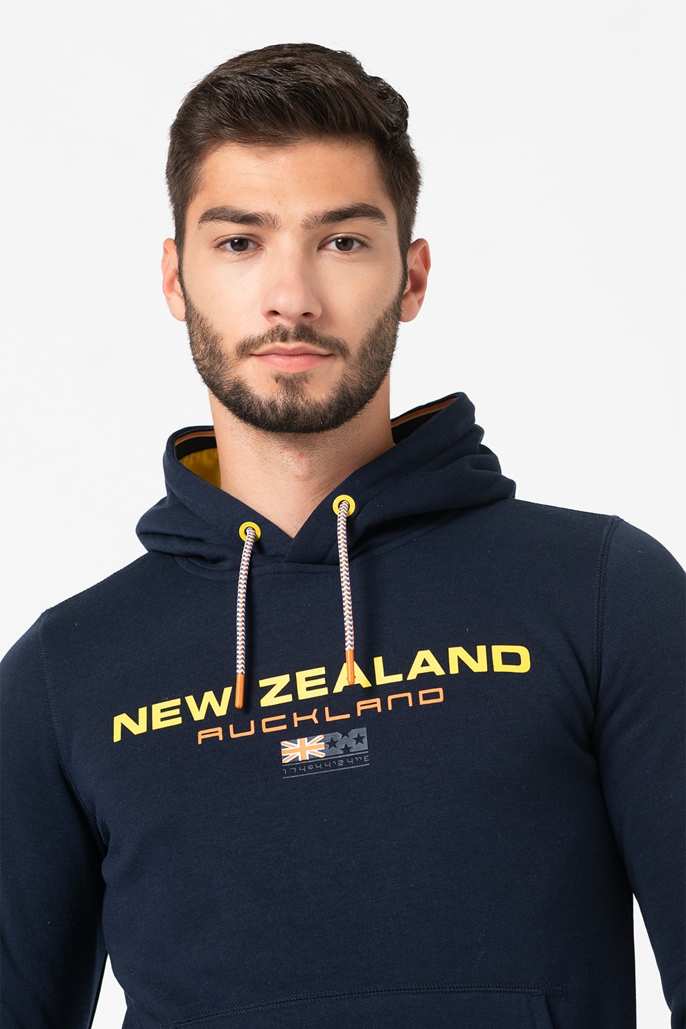 New Zealand Auckland, Hanorac cu imprimeu logo Peka Peka, Bleumarin, S