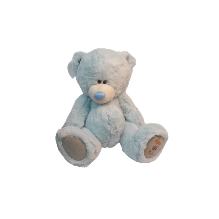 Urs de plus 35 cm, Nichita Impex, albastru