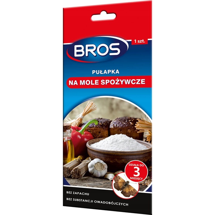 Capcana cu feromoni 1 buc pentru molii alimentari Bros