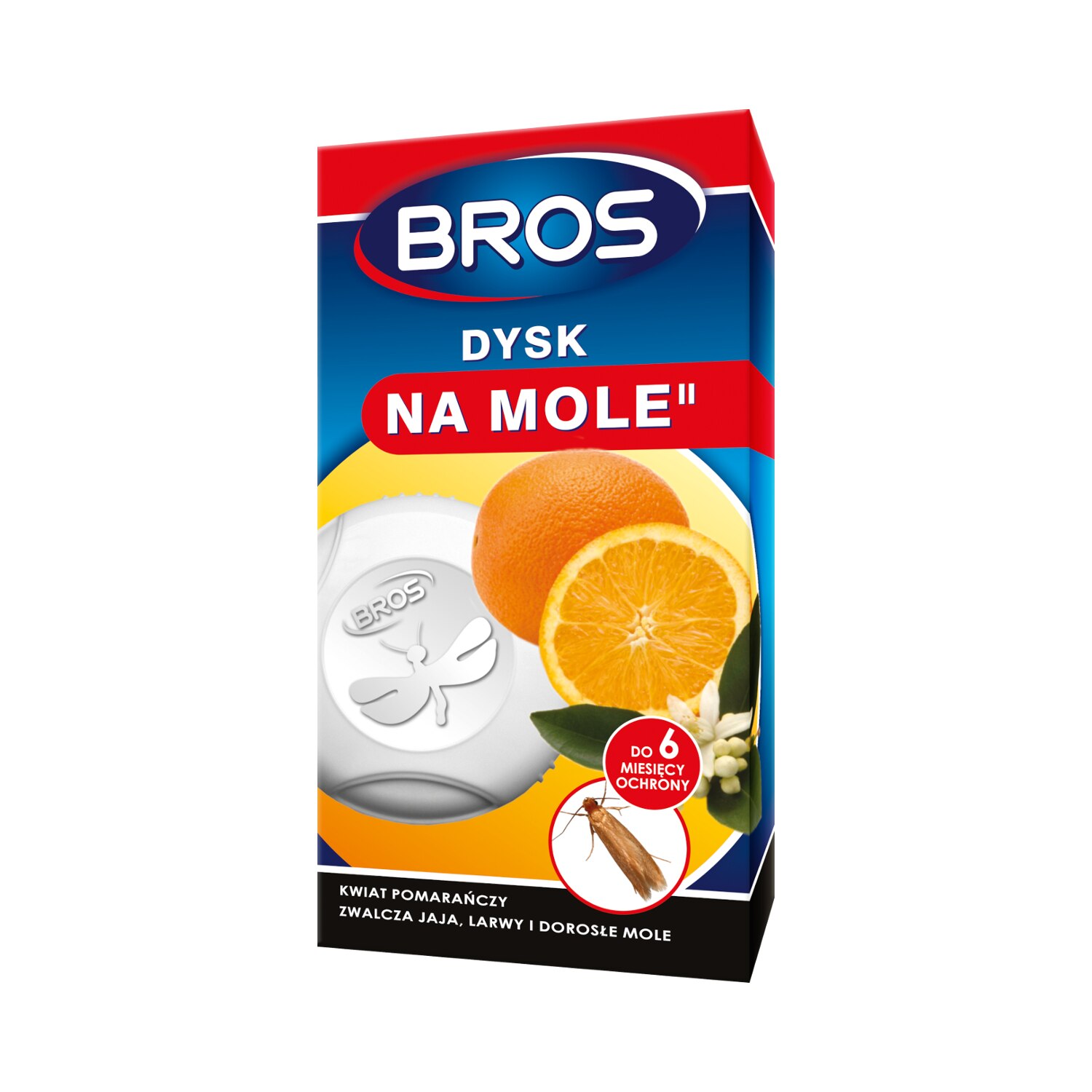 Disc anti molii Bros, floare de portocal