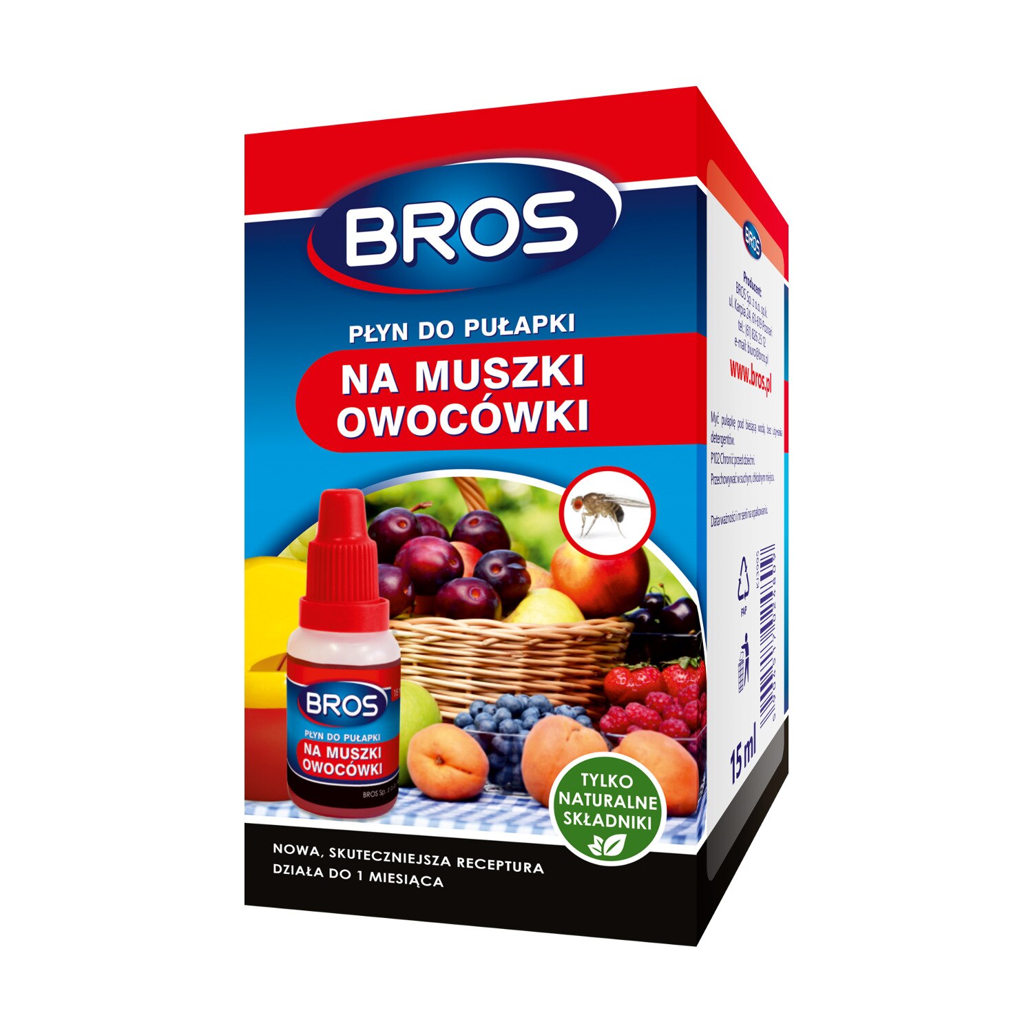 Lichid pentru dispozitiv anti muste Bros, 15 ml