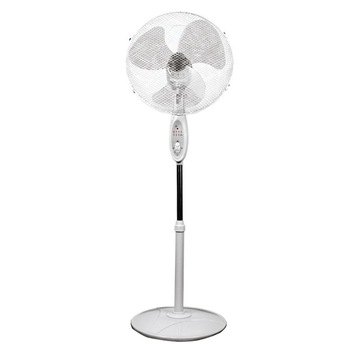 Ventilator cu picior, diametru 40 cm, 40W, silentios, cu telecomanda, 3 moduri de functionare, programabil pana la 7.5 h, alb Ventilator cu picior, diametru 40 cm, 40W, silentios, cu telecomanda, 3 moduri de functionare, programabil pana la 7.5 h, alb