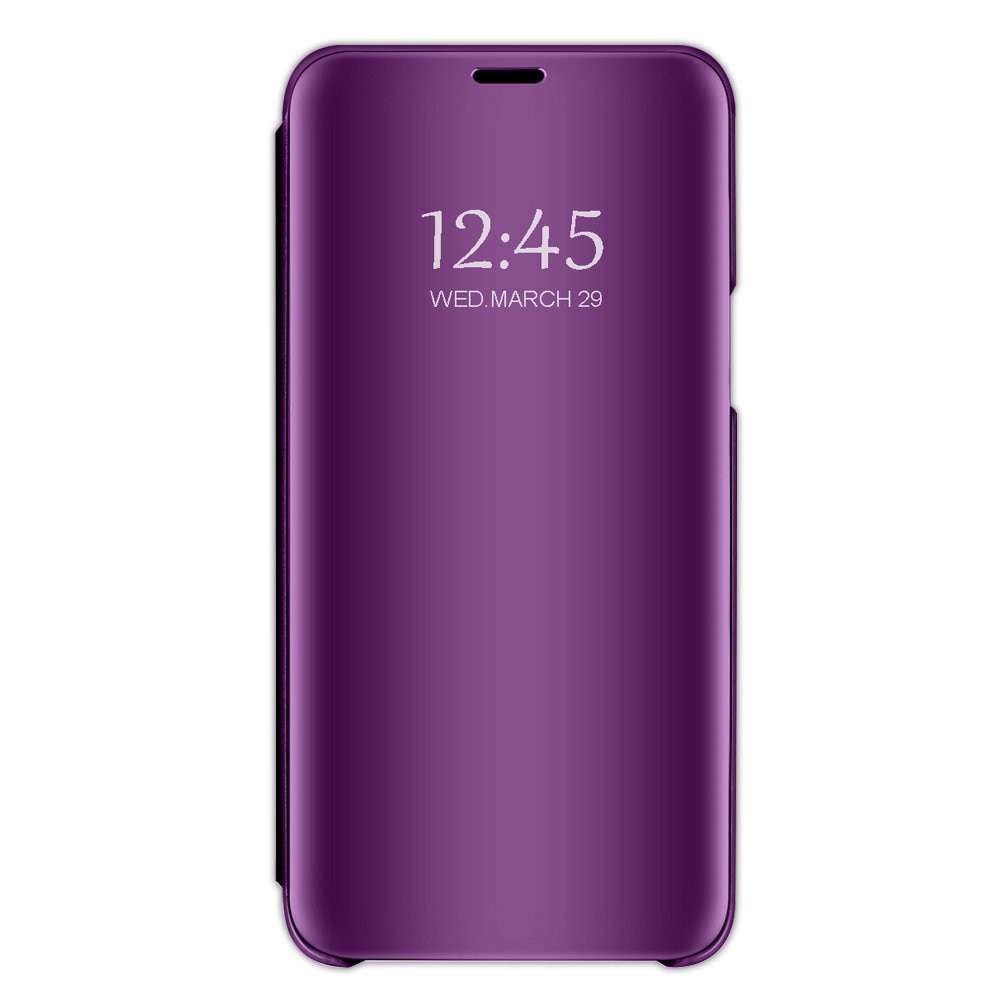 Husa de protectie high quality Clear View, flip cover, pentru Samsung Galaxy A41, Mov, BBL2307