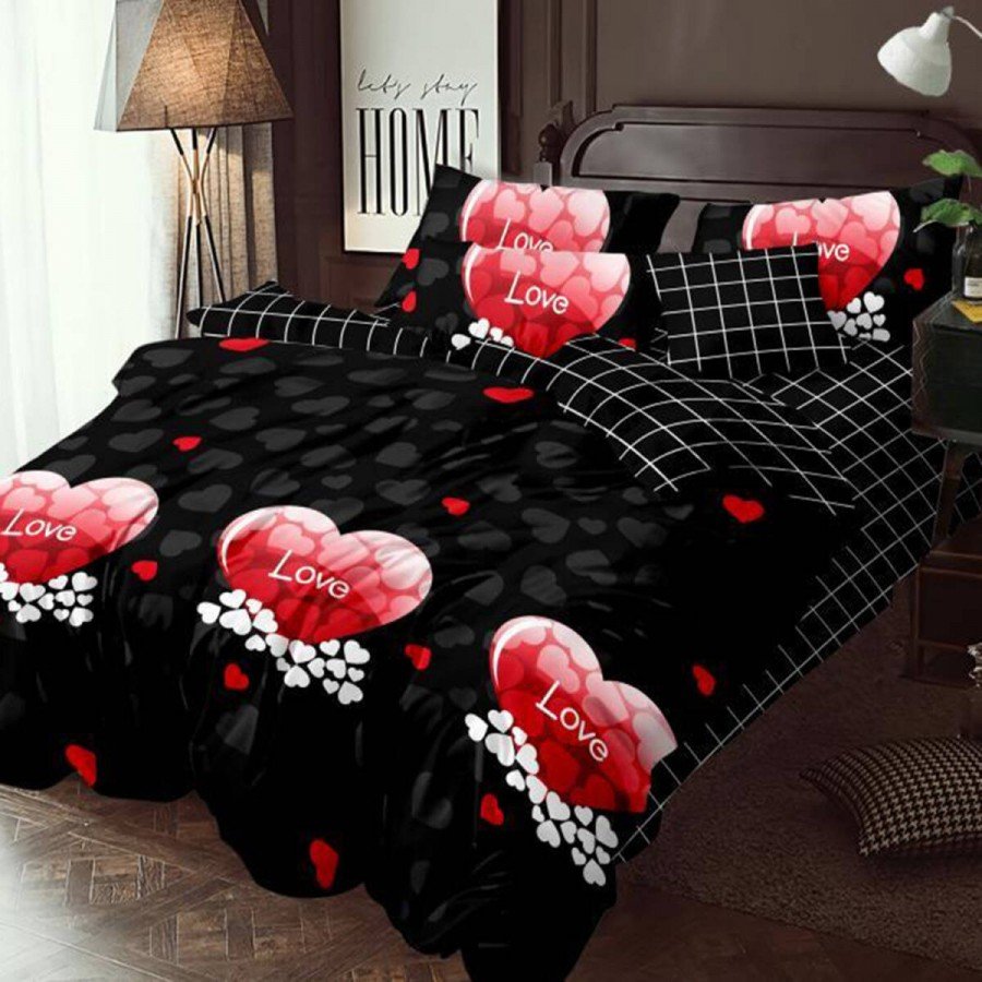 Set Lenjerie de pat dublu finet 6 piese cu Pilota 200 x 220 cm si 2 perne, Ralex Pucioasa, PFN599