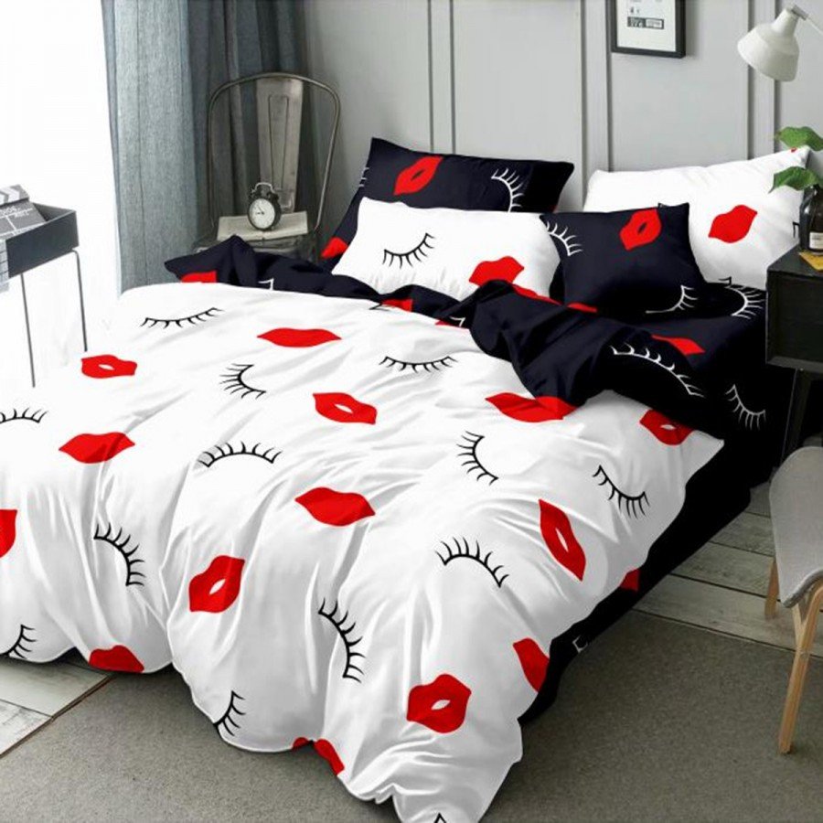 Set Lenjerie de pat dublu finet 6 piese cu Pilota 200 x 220 cm si 2 perne, Ralex Pucioasa, PFN592