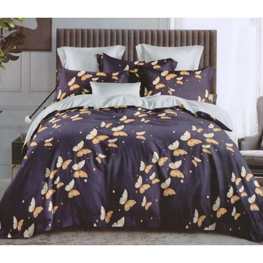 Set Lenjerie de pat dublu finet 6 piese cu Pilota 200 x 220 cm si 2 perne, Ralex Pucioasa, PFN585