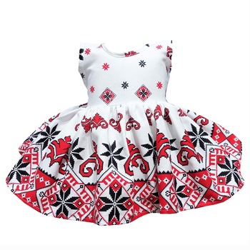 Rochie fete MCF traditionana Ardeal multicolora de vara bumbac 4-5 ani Rochie fete MCF traditionana Ardeal multicolora de vara bumbac 4-5 ani